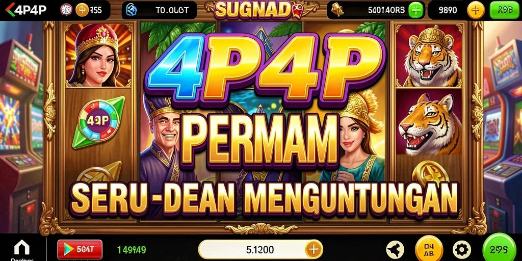 Tampilan gameplay Slot yang mendebarkan di 4P4P.