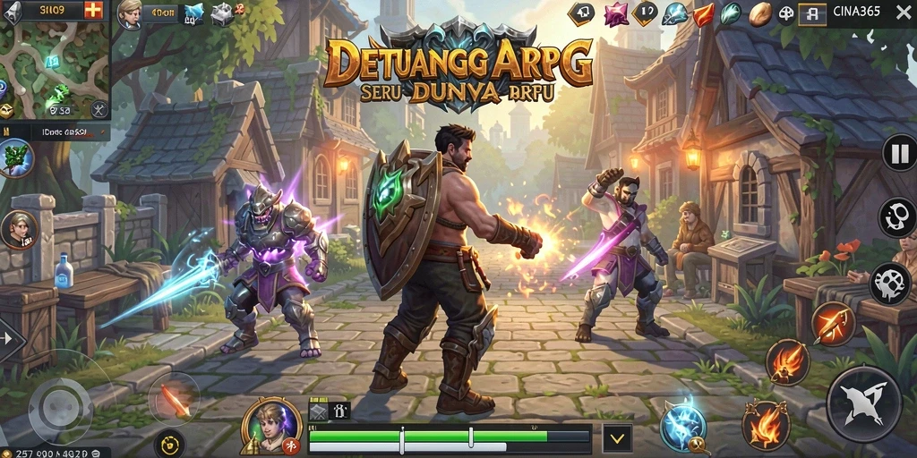 Tampilan aksi seru dalam gameplay CINA365 yang mendebarkan.