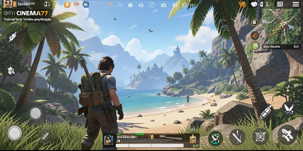Tampilan gameplay CINEMA77 yang memukau dalam dunia terbuka.