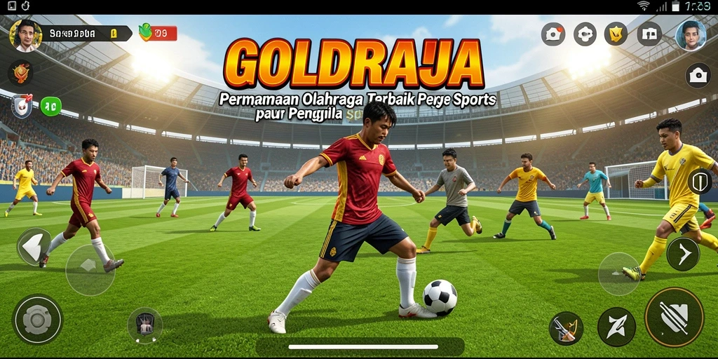 Tampilan gameplay <strong>GOLDRAJA</strong> yang seru dan penuh aksi.