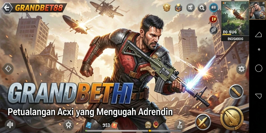 Tangkapan layar utama dari gameplay menegangkan GRANDBET88.