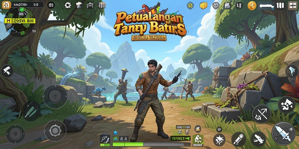 Gameplay HAO788 menampilkan eksplorasi dunia terbuka yang luas dan menakjubkan.