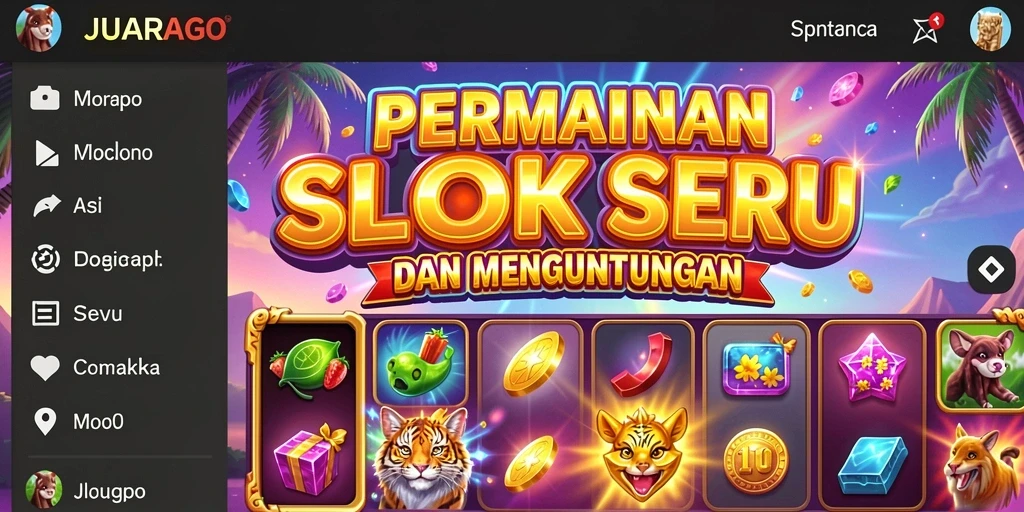 Tampilan penuh warna dari gameplay JUARAGO yang menggugah selera.