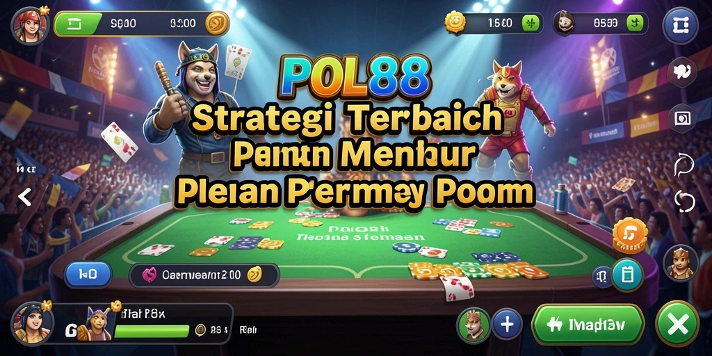 Tampilan gameplay POL88 dengan pertempuran strategi yang intens.