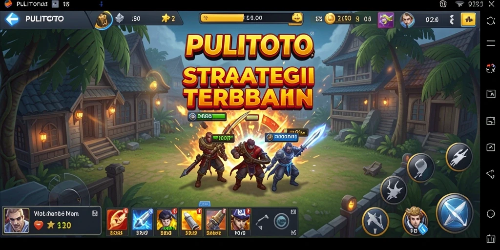 Screenshot PULITOTO menampilkan kombinas strategi dalam gameplay yang menantang.