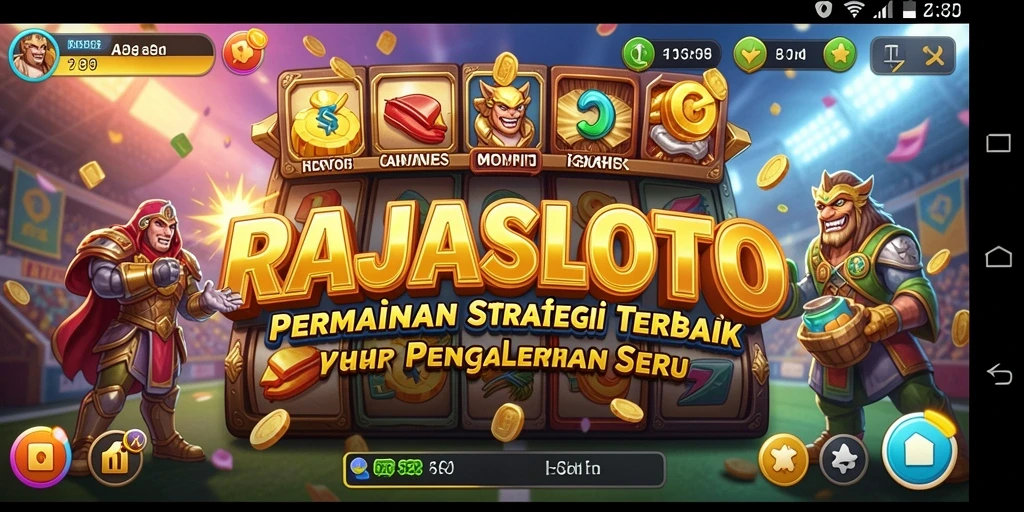 Tampilan screenshot gameplay RAJASLOTO yang menarik dan strategis.