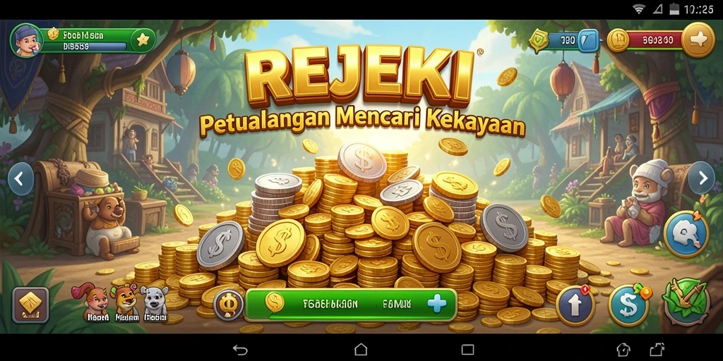 Gameplay seru dan menantang di dunia <strong>REJEKI</strong>.