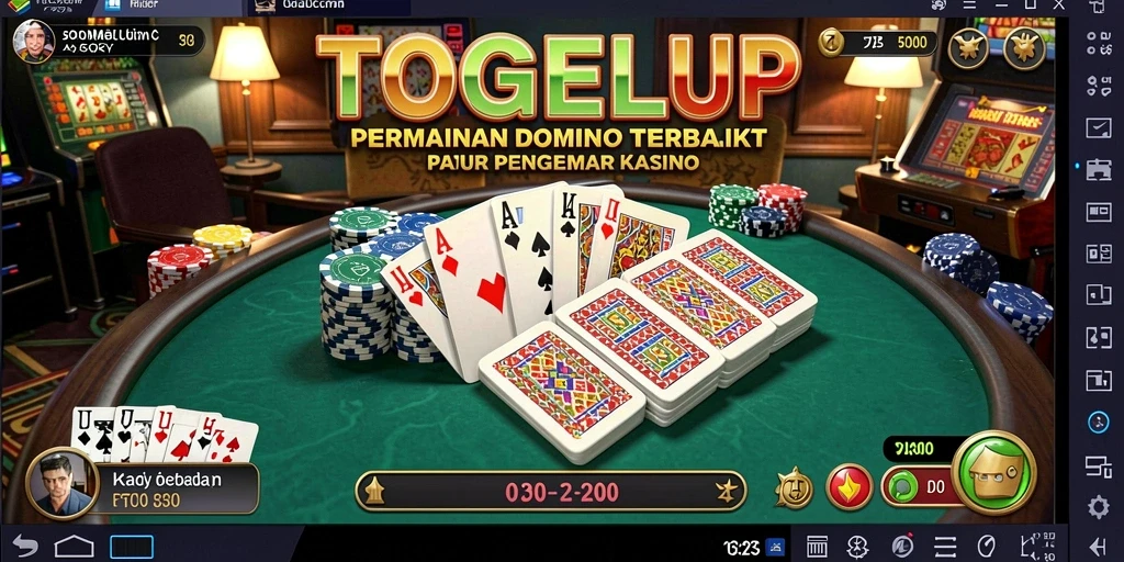 Tampilan menarik dari gameplay TOGELUP yang penuh warna.