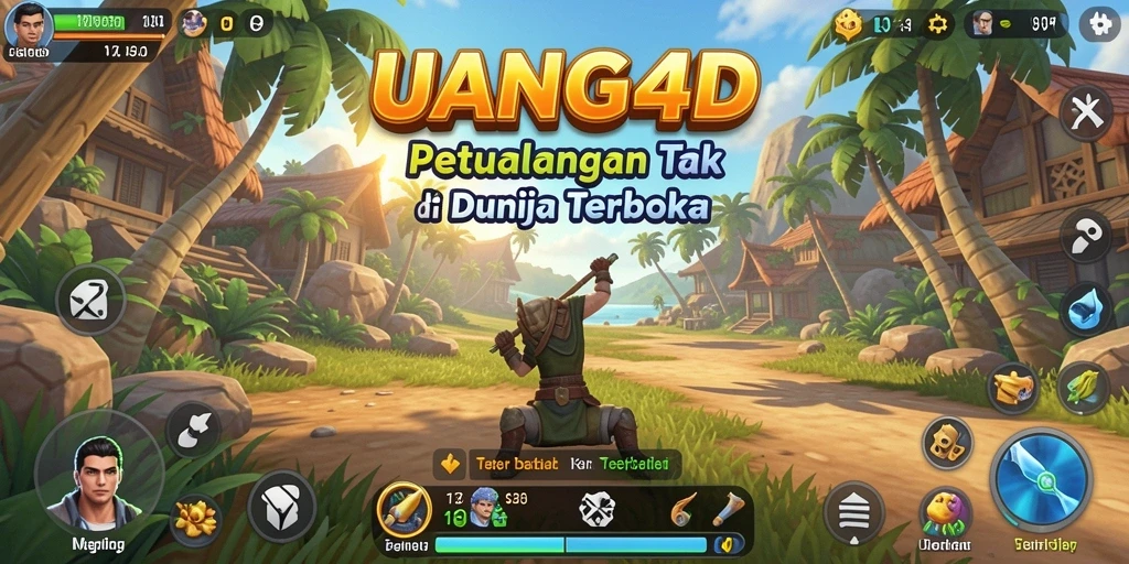 Gameplay UANG4D menampilkan eksplorasi dunia terbuka yang menakjubkan.